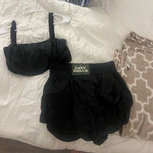 Black daily drills bubble set